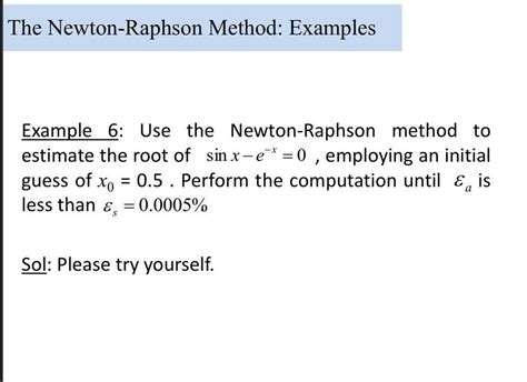 Image result for Newton-Raphson Example