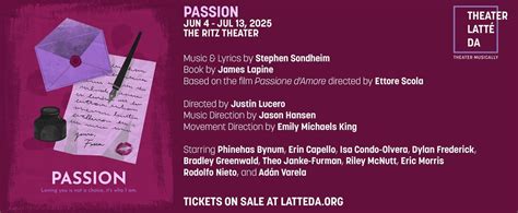 PASSION by Sondheim and Lapine, 345 13th Ave NE, Minneapolis, MN ...