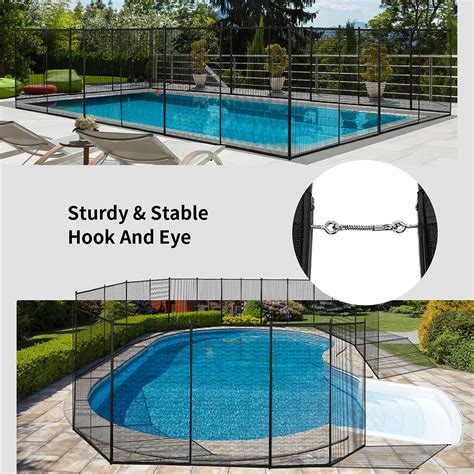 Costway In-Ground Swimming Pool Safety Fence Section India | Ubuy