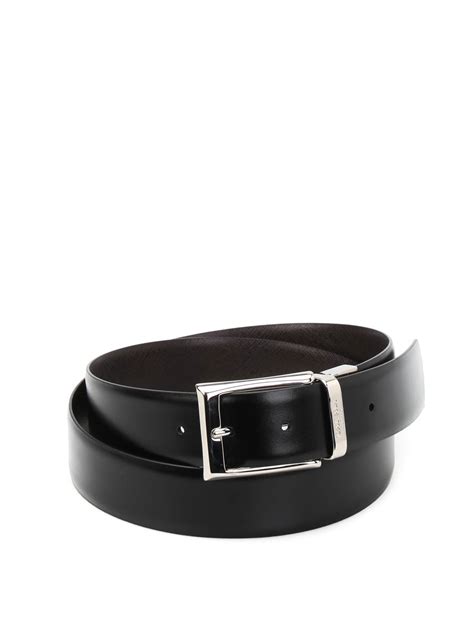 Belts Canali - Reversible leather belt - B4005253 | Shop online at THEBS