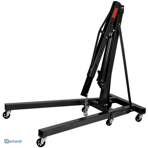 POWER MILL 2000 KG Grue d'atelier, Boum grue 1050-1590 mm, 6 Roulette ...