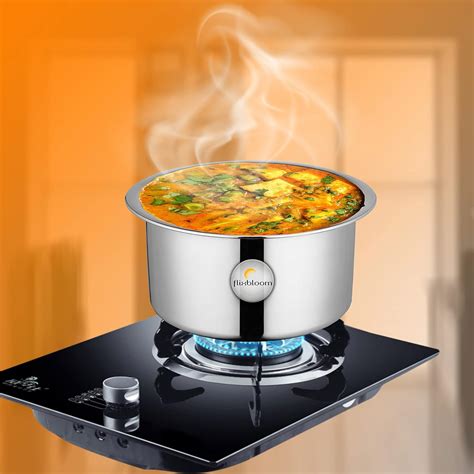 Buy Flixbloom Stainless Steel Induction & Stovetop Compatible Cookware ...