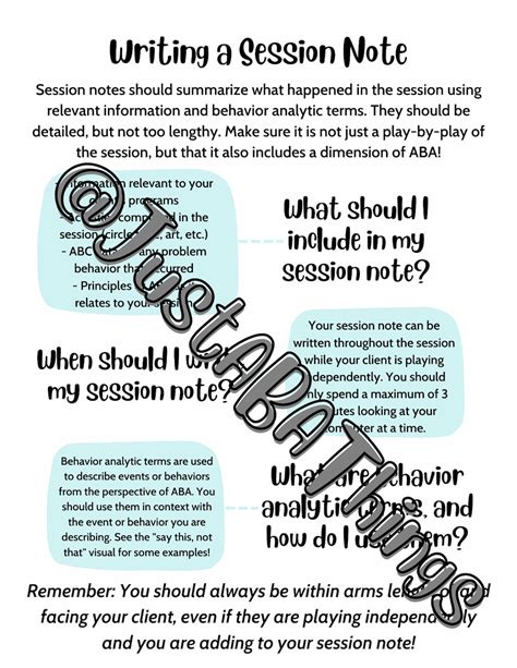 Image result for Session Notes Examples