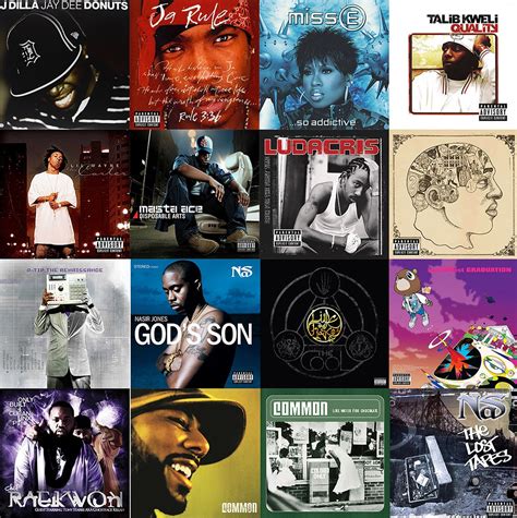 Rap Album Cover Art 90's and 2000's Edition Collage - Etsy