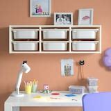 TROFAST wall storage, white/white, 99x21x30 cm (39x81/4x113/4") - IKEA