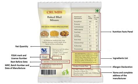 Image result for Food Labels Examples