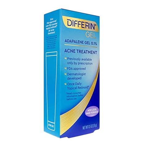 Buy Differin Gel Acne Treatment with Adapalene Gel, 0.5 Oz Online at ...