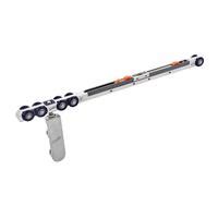 CSSP 43 Vertical Patch Glass Sliding Roller 8 Wheel Two Way Soft Close