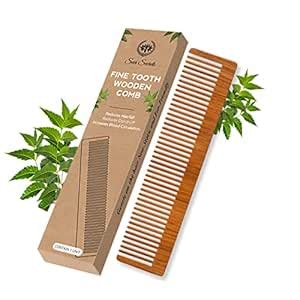 Buy Seer Secrets Wide-Tooth Neem Wooden Comb for Hair Fall, Hair Growth ...