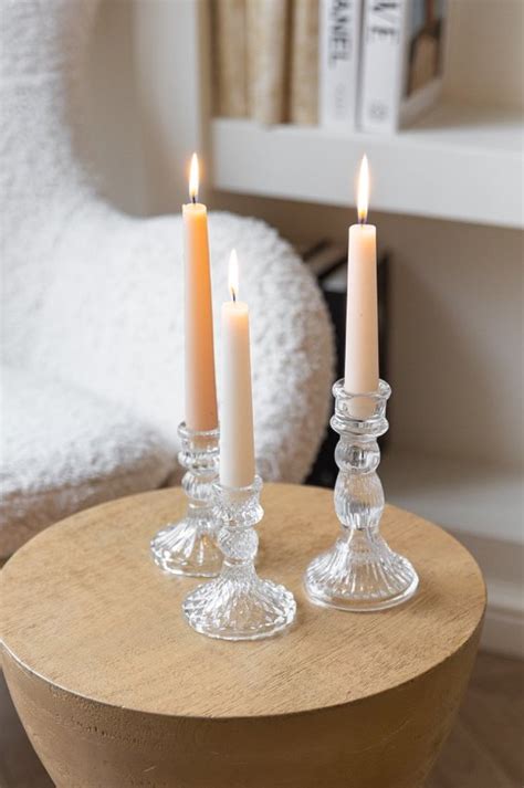 Стеклянные подсвечники Trisha – в стильном интернет-магазине DECORAHOLIC