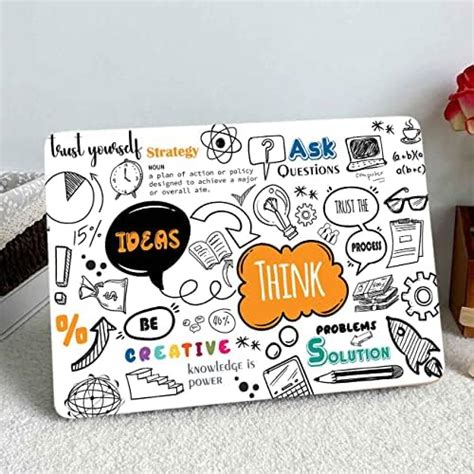 Walllane Motivational Doodle Art Laptop Skin for HP Dell Lenovo LG Acer ...