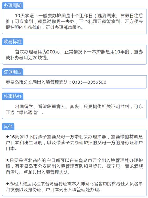 秦皇岛市民护照办理流程简化了！具体流程如下_工作