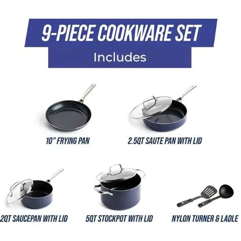 Image result for Blue Diamond Cookware Set