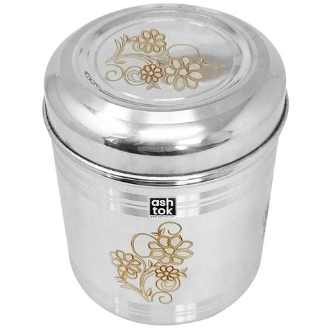 Stainless Steel Storage Boxes, Boxes With Lids, Pack Of 5 – Ashtok