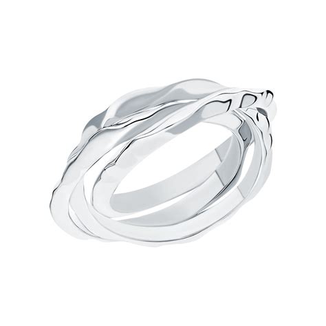 Серебряное кольцо SUNLIGHT S13289-K9W-01: белое серебро 925 пробы ...