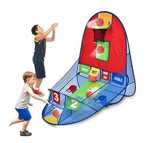 Buy Ball Pool and Basket Ball Hoop with 6 Balls - Multicolour Online at ...