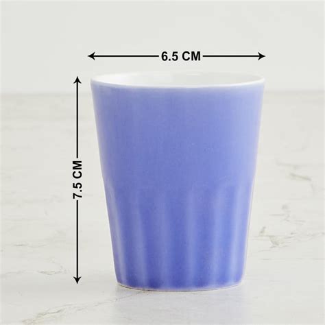 Buy Corsica Multicolour Bone China Small Tumbler - 160ml - Set of 6 ...