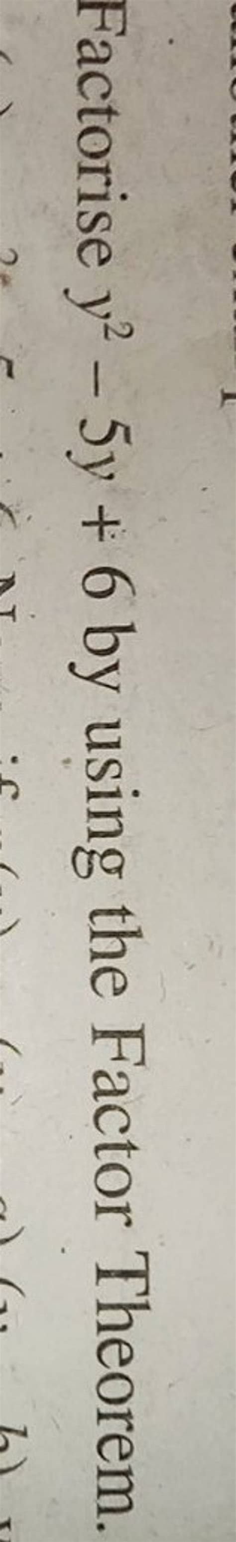 Image result for Factorise Using Factor Theorem