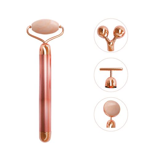 Electric Jade Roller with Ball Roller, T-Shape Roller & Y-Shape Roller ...