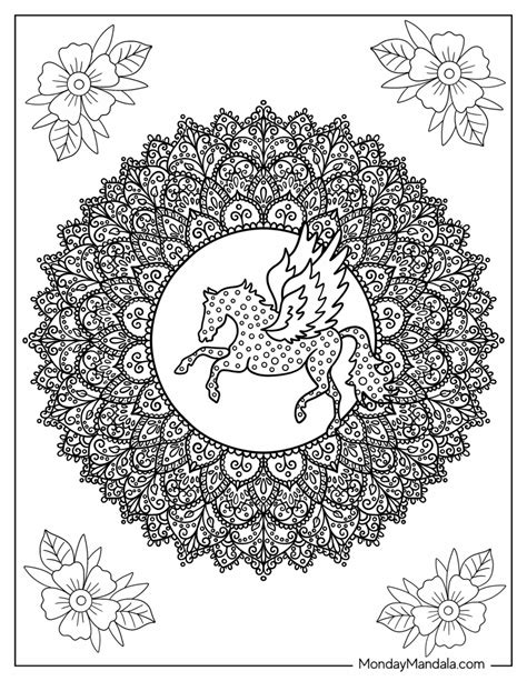 20 Pegasus Coloring Pages (Free PDF Printables)