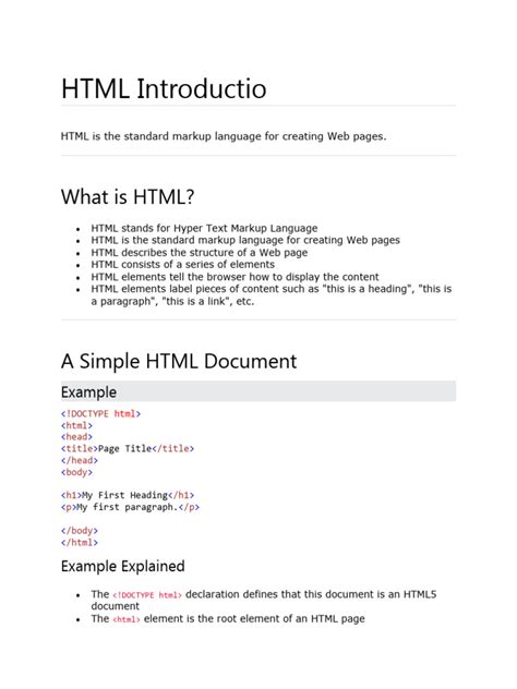 Image result for HTML Syntax PDF