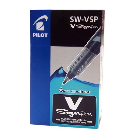 Pilot V Sign Black Pen - Pack of 12 : Amazon.in: Office Products