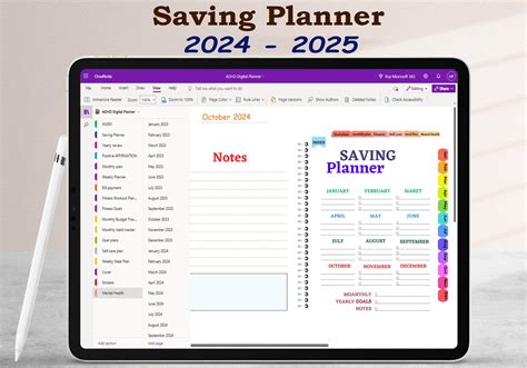 Image result for 2025 OneNote Planner Notepad Templets