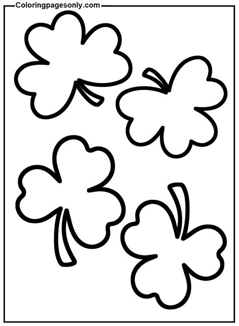 33 Shamrock Coloring Pages - ColoringPagesOnly.com