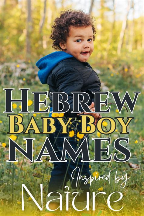 Best Hebrew Boy Names to Inspire You - Tinytruimphs