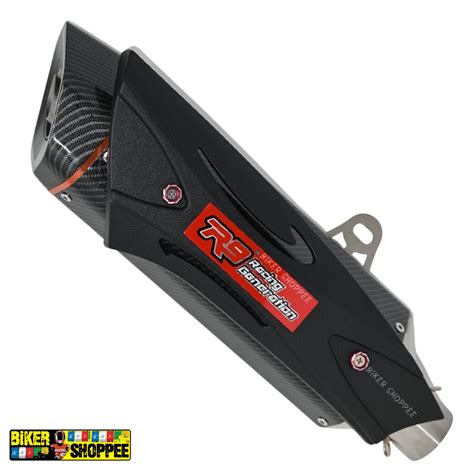 R9 EXHAUST CARBON – BiKER SHOPPEE