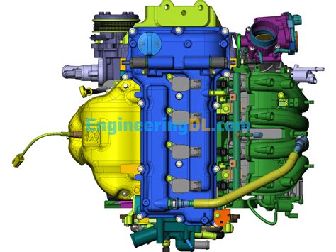 Image result for SolidWorks Model of Engine