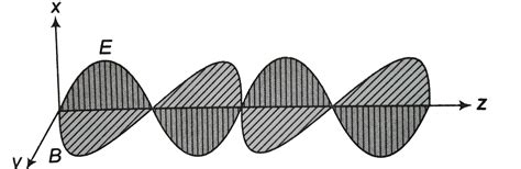 If `E` and `B` represent electric and magnetic field vectors of the ...