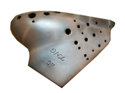 TNG オカリナ 楽器 [ トリプル/アルト/ブラウン ] 12穴 C管 AG (運指表付き) Ocarina 高級 管吹奏 複数管 紫砂 ...