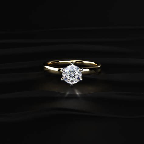 1 Ct Round Diamond Solitaire Engagement Ring – Earthly Jewels