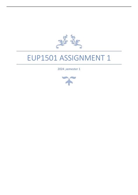 EUP1501 Assignment 2 Tips 的图像结果
