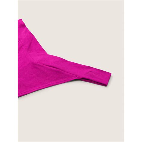 Buy Victoria's Secret Pink Cotton Crossover Thong Panty (2XL) Online