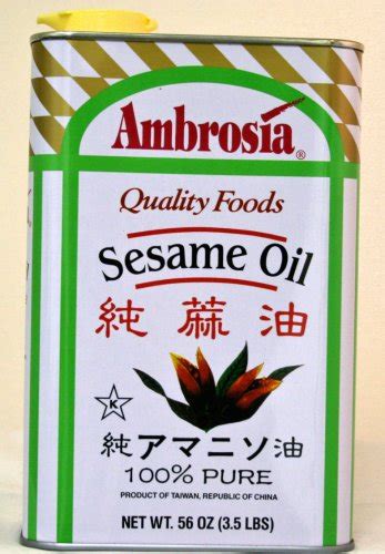 Ambrosia Sesame Oil 56 Oz Tin With Spout | Desertcart INDIA