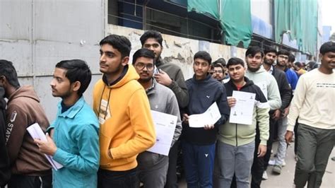 JEE Main 2025 day 1 in pics: First shift ends, candidates stand in ...