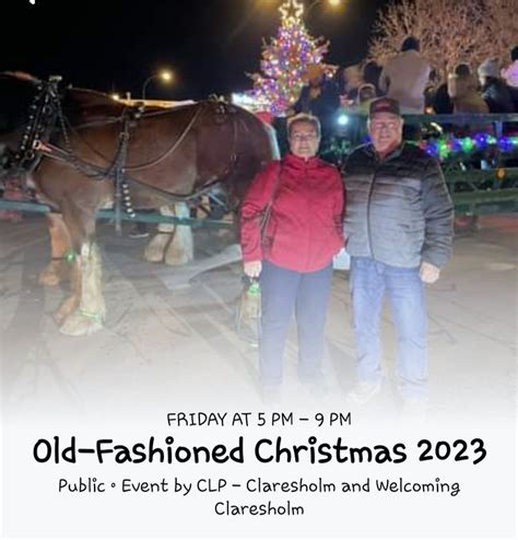 Old Fashioned Christmas , Claresholm Pharmacy, December 1 2023 ...