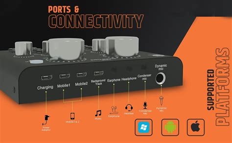 DIGIMORE V8 Live Sound Card Analog Audio Mixer | Bluetooth, Echo, 4 ...