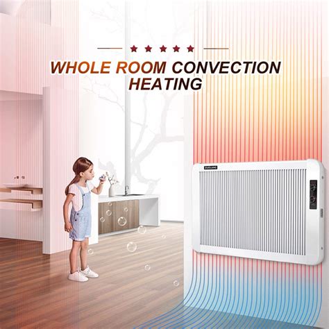 DUOLANG Panel Heater, 1500W Convection Heater, Radiator Heater with ...