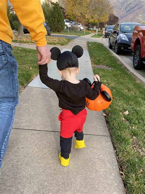 Homemade Mickey Mouse Costume