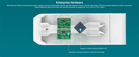 TP-Link 5GHz N300 Long Range Outdoor CPE for PtP and PtMP Transmission ...