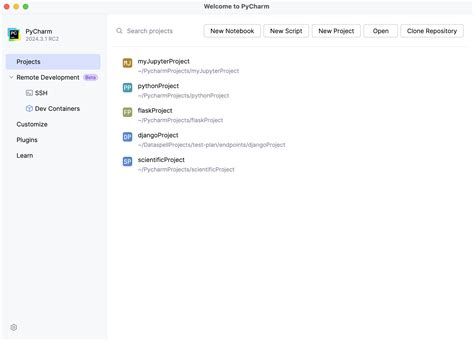 How to Open PyCharm 的图像结果