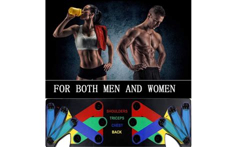 Buy RIVUGJA 9 in 1 Push Ups Rack Training Board Stand ABS Abdominal ...