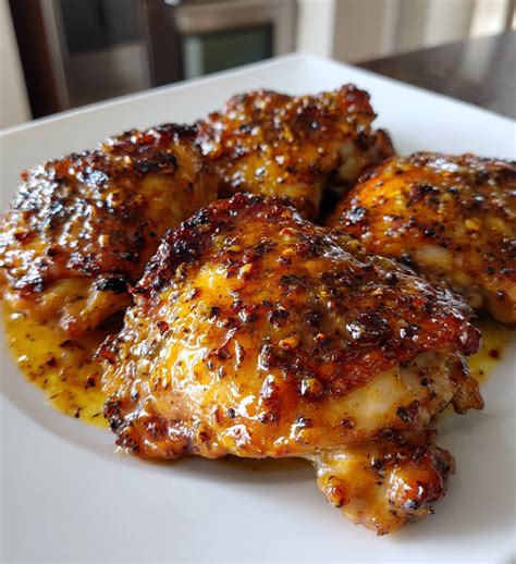 Delicious honey mustard chicken thighs recipe in 30 minutes!