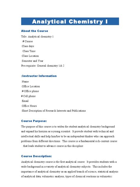 Analytical Chemistry Course 的图像结果