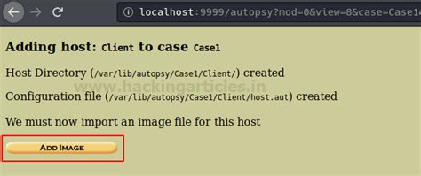 Forensic Investigation: Autopsy Forensic Browser in Linux