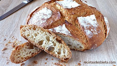 Pan SIN AMASAR con corteza CRUJIENTE - Recetas de Esbieta