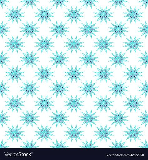 Snowflake pattern Royalty Free Vector Image - VectorStock